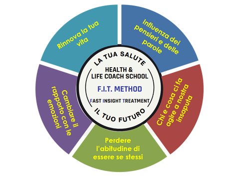 Schema del F.I.T. Method con coach e coachee in sessione